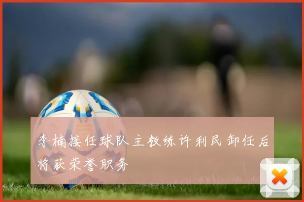 李楠接任球队主教练许利民卸任后将获荣誉职务